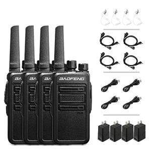 4x Baofeng GT-68 Long Range Portable Radio Walkie Talkie Transceiver Extra Kit
