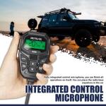 Retevis RA86 GMRS Mobile Radio - Update Chirp, GMRS Radio with Gain Antenna & Cigarette Lighter Plug, Repeater Channels Long Range Two Way Radio, NOAA Alert, Dual Speakers for Offroad, Jeep, Truck, RV