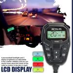 Retevis RA86 GMRS Mobile Radio - Update Chirp, GMRS Radio with Gain Antenna & Cigarette Lighter Plug, Repeater Channels Long Range Two Way Radio, NOAA Alert, Dual Speakers for Offroad, Jeep, Truck, RV