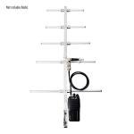 HYS UHF Yagi Portable Installation Outdoor Antenna Base Stations 9dBi UHF 70cm/UHF 400-470 MHz 5 Elements Antennas for Motorolar Yaesu Kenwood HYT Vertex Icom UHF Mobile Radios/Repeater