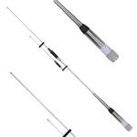 HYS VHF UHF Mult-Band Mobile Radio 2 Meter & 70cm Antenna 37.9 Inch 144/245/430Mhz Whip Antenna for Baofeng Anytone Kenwood TYT Mobile Radios