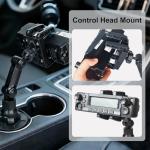 YNIBST Cup Holder Mount for Icom IC-2730A TYT TH-9800D Anytone AT-588UV Transceiver Control Heads Mini Size Ham Mobile Radio