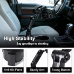 YNIBST Cup Holder Mount for Icom IC-2730A TYT TH-9800D Anytone AT-588UV Transceiver Control Heads Mini Size Ham Mobile Radio
