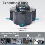 YNIBST Cup Holder Mount for Icom IC-2730A TYT TH-9800D Anytone AT-588UV Transceiver Control Heads Mini Size Ham Mobile Radio