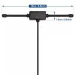 VHF UHF Car Truck Police Scanner Adhesive Mount Antenna Vehicle Ham Amateur Mobile Scanner BNC Male Dipole Antenna Compatible with Uniden Bearcat Whistler Shack Scanner