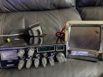 Galaxy DX99v SSB CB Radio Chrome With Mic / Speaker Rare Blue Led Nice 👍