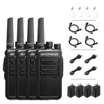 Baofeng GT-68 Two-Way Radio Walkie Talkie VOX 16CH 1500mAh Battery - 4 Pack