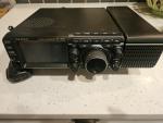 Mint Condition Yaesu FT710 HAM HF Transceiver With AESS External Speaker