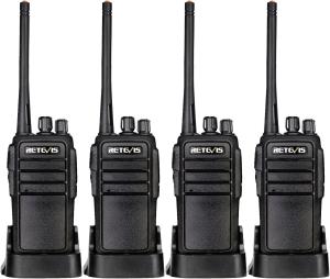 Retevis RT21 FRS Walkie Talkie Long Range 1200mAh Rechargeable VOX Two Way Radio
