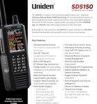 New Uniden SDS150, Our Most Advanced Digital Radio Scanner Ever, Software Defined Radio (SDR) Technology, Exceptional Performance in Simulcast and Weak-Signal environments, Built-in GPS