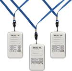 Retevis RT20 Walkie Talkies for Adults, Wearable Small Talkie Silver