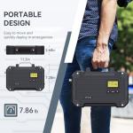 (3rd Gen RT97) Retevis RT97L GMRS High-Power Repeater, IP66 Waterproof, Long Range Base Station Compatible with Raspberry Pi for Farms, Remote Areas & Home Use (1 Pack)