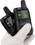 Long Range Walkie Talkies Waterproof FRS Rechargeable Two Way Radios 2 Pack