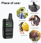 Long Range Walkie Talkies Waterproof FRS Rechargeable Two Way Radios 2 Pack