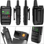 Long Range Walkie Talkies Waterproof FRS Rechargeable Two Way Radios 2 Pack