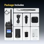 Retevis Ailunce HA1G GMRS Radio, Support CHIRP, IP67 Waterproof Rugged Two Way Radio, NOAA, 2800mAh USB-C, Repeater Capable, SOS, Long Range Walkie Talkies for Hunting, Hurricanes, Emergencies(2 Pack)