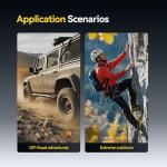 Retevis Ailunce HA1G GMRS Radio, Support CHIRP, IP67 Waterproof Rugged Two Way Radio, NOAA, 2800mAh USB-C, Repeater Capable, SOS, Long Range Walkie Talkies for Hunting, Hurricanes, Emergencies(2 Pack)