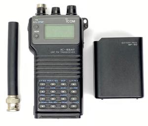 ICOM IC-4SAT UHF FM Amateur Handheld Transceiver Discontinued BP-90 Battery Pack