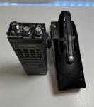 ICOM IC-H16a  VHF Radio Transceiver + IC-CM8 Untested With Cowhide Holster