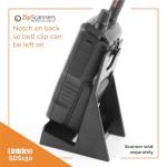 Desktop Stand for Uniden SDS150 & SDS100 Police Scanner & All Handheld Scanners (SR30C, BCD436HP, BCD325P2, BC125AT, TRX-1) Stand Upright & Toggle Between Frequencies, Scanner not Included