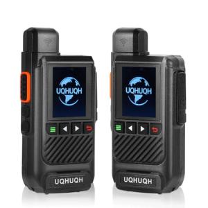 Nationwide 4G LTE Walkie Talkies with Lifetime Free Service & SIM Cards-Unlimited Range POC Two-Way Radio for Urban Teams, Road Trips & Family (2-Pack)