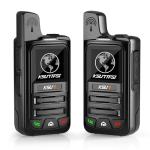 Global Lifetime Free Rapid Walkie Talkies Unlimited Range Nationwide PTT 4G LTE PoC Long Range Two Way Radios Long Distance 5000 Miles Professional for Family,Outdoor,Logistics (2 Pack with SIM)