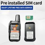 Global Lifetime Free Walkie Talkies Unlimited Range 4G LTE PoC(Push-to-Talk Over Cellular) Radios Nationwide PTT Two Way Radios Long Distance for Family, Logistics, Company 2pcs with sim Card (4PCS)