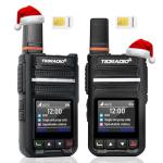 TIDRADIO TD-G18 Rapid Unlimited Range Global Walkie Talkies, PoC Radio Nationwide 6000+ Miles, Long Range Two Way Radios PTT 4G LTE for Family, Logistics, Company -2pcs with SIM Card