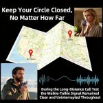 Global Lifetime Free Rapid Walkie Talkies Unlimited Range Nationwide PTT 4G LTE PoC Long Range Two Way Radios Long Distance 5000 Miles Professional for Family,Outdoor,Logistics (2 Pack with SIM)