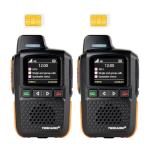 TIDRADIO TD-M13 Global Rapid Walkie Talkies Unlimited Range 4G LTE POC Radio with Sim Cards,Long Range 5000+ Miles Rechargeable Nationwide PTT Two Way Radios for Family, Logistics,Construction site