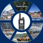 Lifetime Use Satellite Walkie Talkies with SIM Cards Global Unlimited Range Walkie Talkies 4G LTE POC Radio Dual SIM 3000 Mile Range Walkie Talkie 3000mAh Battery with Flashlight (MC-398)