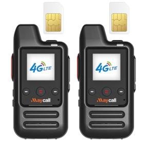 Maycall Nationwide 4G LTE Walkie Talkies with Lifetime Free SIM Cards Unlimited Range Walkie Talkies POC Two-Way Radio Network Raido for Urban Teams, Road Trips & Family(MC-260)