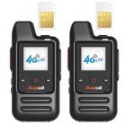 Maycall Nationwide 4G LTE Walkie Talkies with Lifetime Free SIM Cards Unlimited Range Walkie Talkies POC Two-Way Radio Network Raido for Urban Teams, Road Trips & Family(MC-260)