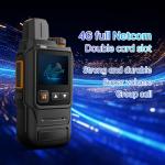 GPDD Global Walkie Talkies Unlimited Range Nationwide PTT 4G LTE PoC Two Way Radios Long Range - 5000mAh Type-C Battery with SIM Cards (2 Pack)