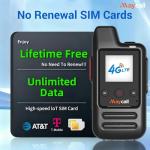 Maycall Nationwide 4G LTE Walkie Talkies with Lifetime Free SIM Cards Unlimited Range Walkie Talkies POC Two-Way Radio Network Raido for Urban Teams, Road Trips & Family(MC-260)