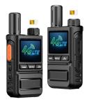 Global Rapid Walkie Talkies Unlimited Range 4G LTE PoC Radios Nationwide PTT Two-Way Radios 5000+ Miles,Long Distance Radios for Truck Fleet,Construction site, 2Units with SIM Card
