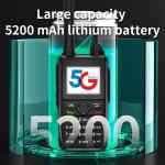 CLARIGO C Lifetime Use Unlimited Range Walkie Talkies Global Walkie Talkie with SIM Card IP67 Waterproof POC Radios 3000 Miles 5200mAh Battery (V1-6300)