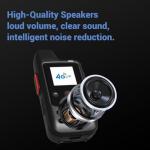 Maycall Nationwide 4G LTE Walkie Talkies with Lifetime Free SIM Cards Unlimited Range Walkie Talkies POC Two-Way Radio Network Raido for Urban Teams, Road Trips & Family(MC-260)