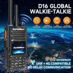 (Lifetime Free) Rapid Dual-Mode GPS Global Unlimited Range Walkie Talkies Long Range Two Way Radio with 4G LTE PoC & UHF PTT,Encrypted Calls,IP68 Waterproof for Outdoor,Logistics & Emergency(2-Pack)