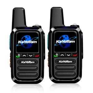 4g Poc Walkie Talkie Long Distance,Unlimited Distance Walkie Talkie;Fcc Certified,with Free Lifetime Sim Card,with Clear Audio for Truck Drivers to Communicate Remotely During Logistics Operations
