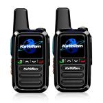 4g Poc Walkie Talkie Long Distance,Unlimited Distance Walkie Talkie;Fcc Certified,with Free Lifetime Sim Card,with Clear Audio for Truck Drivers to Communicate Remotely During Logistics Operations