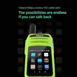 Talkpod N58 Plus Amateur Public Network Radio LTE POC 4G 2.4 inch Touch Screen Android 9.0 Unlocked Radio Work with ZELLO, Real PTT Platform