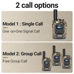 Walkie Talkies Airiton Radios Unlimited Range Nationwide 4G Long Distance 5000 Miles Handheld POC Two Way Radio AI-G7 Push to Talk Over Cellular Radio Long Range Walkie Talkie (2 with SIM Card)