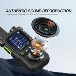 Lifetime Free Global Walkie Talkies Unlimited Range 4G PoC Radio Nationwide Handhold Long Distance PTT Two Way Radio Portable Radios with Flashlight for Family and Work Teams(2 Pack with SIM)