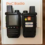 Global Lifetime Free 4G LTE PoC Walkie Talkies Nationwide PTT Two Way Radios Unlimited Range Long Distance Push-to-Talk Over Cellular Radios for Family, Logistics & Company 2pcs with SIM Card