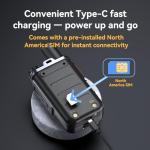 Radtel P8 PoC Radio (Push-to-Talk Over Cellular), Unlimited Range Nationwide Handheld Walkie Talkies, Rechargeable Two-Way Radios with Flashlight, Long Distance GXIN Ham Radio (2 Pack with 2 SIM)