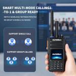 (Lifetime Free) Rapid Dual-Mode GPS Global Unlimited Range Walkie Talkies Long Range Two Way Radio with 4G LTE PoC & UHF PTT,Encrypted Calls,IP68 Waterproof for Outdoor,Logistics & Emergency(2-Pack)