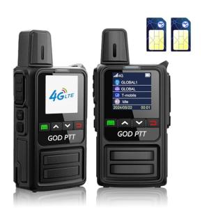 Global Rapid Walkie Talkies【Lifetime Free】, Unlimited Range 4G LTE PoC (Push-to-Talk Over Cellular) Radios, Nationwide PTT Two Way Radios, Long Distance for Family, Logistics, Company with SIM Card