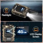 Walkie Talkies Airiton Radios Unlimited Range Nationwide 4G Long Distance 5000 Miles Handheld POC Two Way Radio AI-G7 Push to Talk Over Cellular Radio Long Range Walkie Talkie (2 with SIM Card)