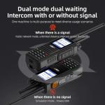 KSUN POC Radio with SIM Cards, Global Walkie Talkies UHF Handheld Two-Way Radios Dual PTT & Antenna, Unlimited Range Cellular Network Rechargeable Push to Talk Over for Adults Hiking, 2-Pack CT58